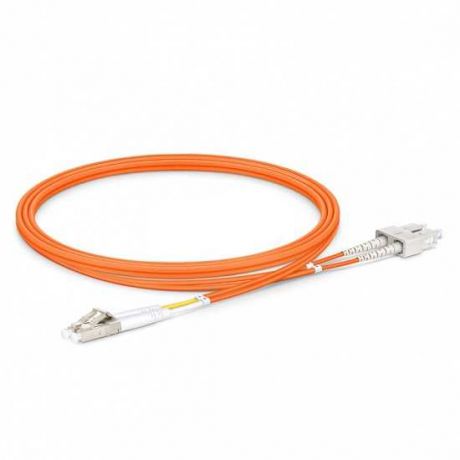 LC-SC_UPC_Duplex_OM1_Multimode_Fibre_Patch_Lead_2.0mm_PVC-1-_2m