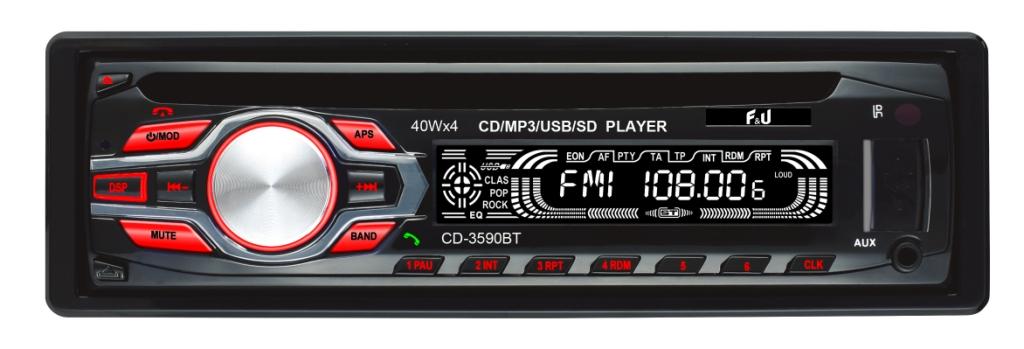 TRD250-TRD251 F&U CD‑3590BT ραδιο-CD αυτοκινήτου με Bluetooth και USB